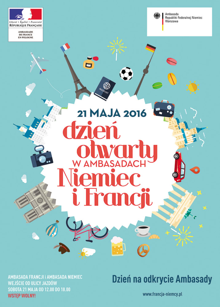 Ambasada Dobrej Zabawy - 21 maja dzień otwarty w Ambasadzie Francji i Niemiec